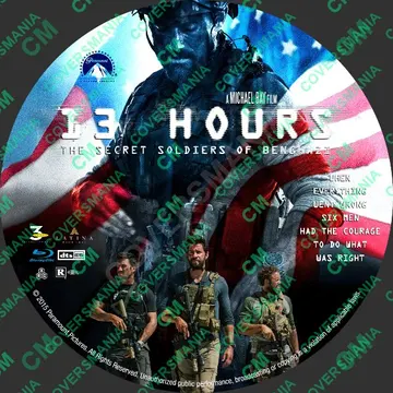 Carátula de 13 Hours - The Secret Soldiers of Benghazi (2016)