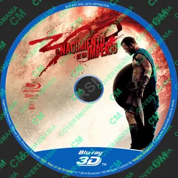 Carátula de 300 Rise of an Empire (2014) 3D