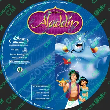 Carátula de Aladdin (1992)