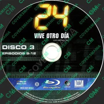 Carátula de 24 (2014) Season 9 - Disc 3